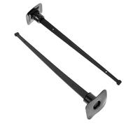 NOLITOY Lot de 2 Supports de Mât de Drapeau Marins en Plastique Fixation pour Bateau et Yacht Compatible Rambarde et Échelle pour Navigation en Mer et Activités Nautiques