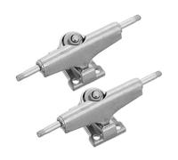 NOLITOY Lot de 2 Trucks en Alliage pour Finger Skateboards, Pièces Indépendantes Universelles, Accessoires Skate Miniature pour Stabilité et Contrôle Améliorés, Compatibles Mini Planches