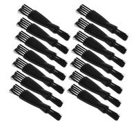 NOLITOY Lot de 20 Brosses de Nettoyage Doubles Têtes en Plastique pour Rasoir Électrique et Tondeuse Homme, Brosses Petites et Fines Nettoyage en Profondeur des Lames, Accessoires