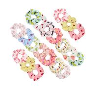 NOLITOY Lot de 20 Élastiques à Cheveux Fruits Printaniers, Taille Large, Élastique Résistant pour Filles et Femmes, pour Coiffures Quotidiennes et Fêtes, Accessoires Style Aléatoire