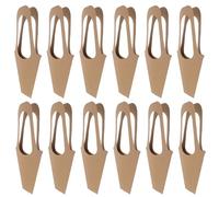 NOLITOY Lot de 20 Paquet à Fleurs en Papier Kraft Brun, Format Moyen 8,5 X 23 X 42 Cm, Fourre-tout pour Bouquets avec Poignées, Emballage Écologique pour Saint-valentin, Fête des