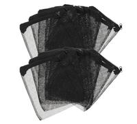 NOLITOY Lot de 20 Paquet Filtrants en Maille Noire 14x20 Cm pour Aquarium, Réutilisables et Lavables, Filtration Mécanique pour Décanteurs et Filtres D’Aquarium, Accessoires pour Aquarium