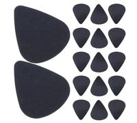 NOLITOY Lot de 30 Médiators Noirs pour Guitare et Basse 0,5 Mm en Plastique, Accessoires Fins pour Guitare Acoustique, Ukulélé et Banjo, Adaptés aux Répétitions et Performances