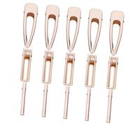NOLITOY Lot de 30 Pinces à Cheveux en Métal Antirouille 10Pcs 8Cm Goutte D’Eau Ajourée 10Pcs 6Cm Fines Carrées Accessoires DIY pour Coiffure Usage Professionnel et Quotidien