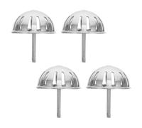 NOLITOY Lot de 4 Bouchons de Crépine en Acier Inoxydable pour Urinoirs Couvercle D’Entonnoir Anti-Odeurs et Anti-Bouchage Filtre de Bonde pour Toilettes Publiques et Sanitaires