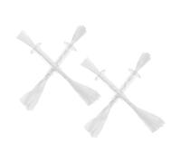 NOLITOY Lot de 4 Mèches en Fibre de Verre pour Lampe à Huile Tube 1 CM Tête Diamètre Intérieur 3 MM Mèche de Lanterne à Pétrole pour Éclairage Temple Fondue Chinoise et Camping