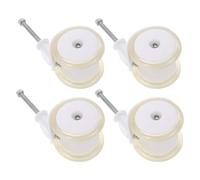 NOLITOY Lot de 4 roulettes de trotteur pour bébé - Roulettes silencieuses en polyuréthane pour poussette et trotteur - Accessoires de remplacement pour poussettes et landaus