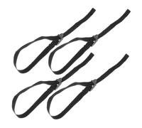 NOLITOY Lot de 4 Sangles de Bâtons de Ski et Randonnée Réglables en Nylon Solide Dragonne Remplaçable pour Transport Sécurisé Accessoires Polyvalents pour Sports D’Hiver et Plein Air