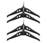 NOLITOY Lot de 4 Supports de Rechange pour Sapin de Noël Artificiel Socle Stable en Plastique Vert Foncé 12 CM Base Robuste Adaptée pour Décoration Intérieure et Extérieure de Sapin de