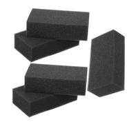 NOLITOY Lot De 5 Brosses Éponge à Cheveux Multifonctions 5 Pcs Éponge Noire Pour Coiffeurs Professionnels Nettoyage Cheveux Cassés Salon De Coiffure Portable