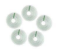 NOLITOY Lot de 5 Supports à Fraises Verts, Petite Taille, Support de Plantation pour Jardin et Balcon, Treillis à Baies Résistants pour Cultiver Fraisiers et Légumes, Accessoires Jardin