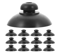 NOLITOY Lot de 50 Ventouses Noires pour Pompe à Air Aquarium Fixation Stable et Solide en Caoutchouc Compatibles Pompes Submersibles Accessoires pour Aquarium Silencieux et Fixation