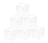 NOLITOY Lot de 6 Boîtes à Loupe Transparentes pour Garçon et Filles, Conteneurs D’Observation D’Insectes Portables, Cage Grossissante Solide, Jeu Éducatif pour Découverte en Plein Air,