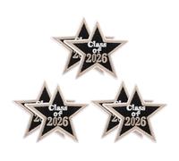 NOLITOY Lot de 6 Écussons Étoiles Thermocollants Argentés à Broder et Repasser Patchs Décoratifs pour Vêtements Jeans Chapeaux et Paquet à Dos Taille Moyenne Faciles à Appliquer pour