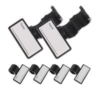 NOLITOY Lot de 6 Étiquettes d'Identification Stéthoscope Portatives Double Face en ABS Clips Nominatifs Résistants Taille Compacte Adaptées aux Professionnels Médicaux Identification