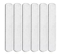 NOLITOY Lot de 6 Plaques Métalliques Lestées 200G pour Gilet et Bandes Lestées, Barres D’Acier pour Exercices de Musculation, Accessoires Fitness pour Course à Pied et Entraînement