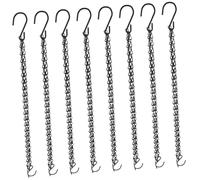 NOLITOY Lot De 8 Chaînes De Suspension pour Paniers : 3 Fils pour Suspendre des Plantes De Jardin, des Mangeoires À Oiseaux, des Panneaux D'affichage, des Tableaux Noirs, des