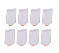 NOLITOY Lot de 8 Plateaux à Points de Diamant Blancs pour Broderie Diamant, Surface Lisse et Flexible, Accessoires pour Loisirs Créatifs et Artisanat Professionnel