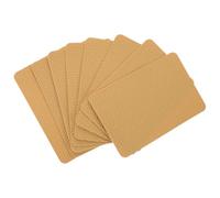 NOLITOY Lot de 8 Protège-semelles Antidérapants pour Chaussures, Coussinets Auto-adhésifs en Silicone, Découpe Ajustable, Motif Ondulé, Couleur Kaki 14,8 X 9,8 Cm, Protection