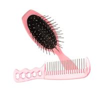 NOLITOY Lot de Brosse à Cheveux Peigne Rose Brosse Lissante Démêlante Cheveux Bouclés