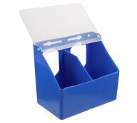 NOLITOY Mangeoire Multifonctionnelle pour Pigeons et Cailles Résistante à L’Usure en Plastique, Deux Ouvertures, Usage Domestique, Accessoire Alimentation pour Oiseaux Couleur Aléatoire