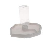 NOLITOY Mangeoire pour Reptile Abreuvoir pour Lézard Bol Alimentation Automatique en Abs Récipient pour Tortue 1 Pièce Couleur Lumineuse pour Petits Animaux