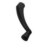 NOLITOY Manivelle de Fenêtre à Battant Noire en Métal Revêtement Antirouille, Poignée de Commande Manuelle Ergonomique, Accessoire de Réparation pour Mécanisme de Manivelle de Fenêtre,