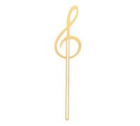 NOLITOY Marque-page Métallique Ajouré Forme Note de Musique, Signet Creux Élégant et Léger, Accessoire Bureau et Scolaire pour Lecteurs et Étudiants, Présent Original Musique,