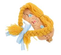NOLITOY Masque de Sommeil pour Femme à Motif Cartoon Kawaii Bandeau Doux en Peluche avec Sangles Ajustables Masque Occultant pour Nuit Sieste et Voyage Confortable et Original