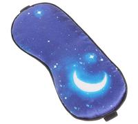 NOLITOY Masque de Sommeil Réglable Soie Véritable pour Thérapie Froide et Chaude Cache-yeux Compressif pour Nuit Paisible à Domicile et Voyage