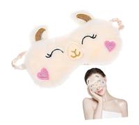 NOLITOY Masque Occultant En Peluche Alpaga Masque Confortable Yeux Pour Voyage Et Détente Pour Dormir Même En Lumière