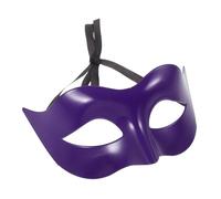 NOLITOY Masque Yeux de Mascarade Demi-Masque Bal Homme Violet Accessoire Fête Classique Facile à Assortir pour Bal Masqué