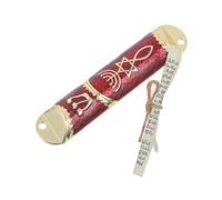NOLITOY Mezuzah Religieuse Métal pour Porte Décoration Judaïque avec Écriture Hébraïque Plaque De Bénédiction pour Maison Pratique
