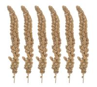 NOLITOY Millet Séché pour Perruches et Calopsittes - Friandise 500 G en Épis Coque - Collation Nutritive pour Oiseaux, Pinsons et Hamsters, Alimentaire Stimulant L’activité en Cage