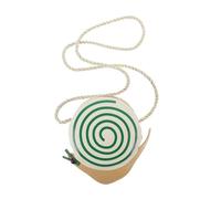 NOLITOY Mini Paquet à Bandoulière Dessin Animé en Tissu Doux, Mini Portefeuille pour Garçon Et Filles, Paquet à Main Petite Fille pour Sorties Et Présents, Modèle Petit Escargot