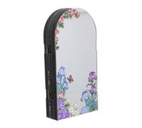 NOLITOY Mini Paravent Pliable Chinois de Bureau en Acrylique Miroir, Écran de Bureau Décoratif, Ornement Feng Shui pour Studio et Espaces Professionnels
