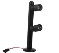 NOLITOY Mini Projecteur LED pour Vitrines à Bijoux, 2 Têtes, 150 Mm, Lumière Chaude, 95-265v, Lampe D’éclairage pour Présentoirs, Éclairage Concentré Anti-éblouissement pour Comptoirs