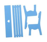 NOLITOY Miniature Bench for Dollhouse Micro Landscape Plastic Mini Chair for Mini House Furniture Stylish Park Bench Accent Garden Decoration