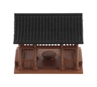 NOLITOY Miniature Chinese Pavilion Micro Landscape Ornament for Garden Accessories and Terrarium Décor Ancient Style Mini Sculpture for Fairy Garden and Aquarium Decoration