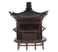 NOLITOY Miniature Pavilion for Fish Tank Plastic Asian Micro Landscape Decor Bonsai Zen Garden Ornament