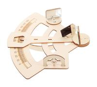 NOLITOY Modèle de Sextant à Assembler Soi-même pour Garçon et Filles, Scientifique Éducatif DIY, Outil Pédagogique D’Astronomie et Géographie, Support D’Apprentissage Latitude, Projet