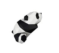 NOLITOY Modèle en Papier 3D Panda Décoration Géométrique DIY Papier Naturel Origami sans Ciseaux Jouet Décoratif pour Adultes Décoration Intérieure