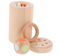 NOLITOY Montessori Bois Jeu Déquilibre avec Bâtons Équilibristes pour Garçon Fille Développe Motricité Fine Coordination Main Œil et de Léquilibre Activité Sensorielle et Cognitive pour