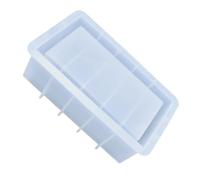 NOLITOY Moule Boîte de Rangement Silicone avec Couvercle Moule DIY pour Résine Époxy Boîte Empilable Transparent pour Dominos et Mouchoirs Accessoire Artisanat Fait Main