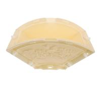 NOLITOY Moule pour Béton Extérieur en Plastique Résistant aux Intempéries, Forme Éventail Pivoine Décorative, Modèle Sculpté pour Panneaux Muraux et Piliers de Clôture, Aménagement Jardin,