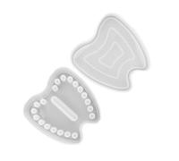 NOLITOY Moule Silicone Flexible pour Boîte Mémoire Lanugo et Dents de Lait Moule Époxy Transparent Réutilisable Facile à Démouler pour DIY Souvenirs