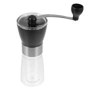 NOLITOY Moulin à Café Manuel Transparent Multifonction en Plastique, Fraise Manuelle pour Broyage Fines et Grains, Usage Domestique, Broyeur Portable Facile à Nettoyer