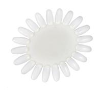 NOLITOY Nail Art Display Wheel Portable Sunflower Shape With Acrylic Uv Gel False Nails For Practice And Demo