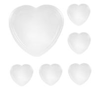 NOLITOY Organisez Votre Nail Art Coffret De Rangement En Forme De Cœur Boîtes De Rangement Pour Perles Mini Bac De Rangement En Plastique