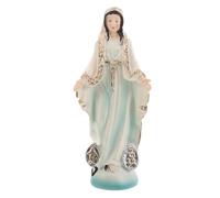 NOLITOY Ornements De La Vierge du Mexique Mini Figurine De La Vierge Sculpture Catholique Statue Chrétienne Mini Sculpture De La Sainte Dame Statues De La Sainte Mère